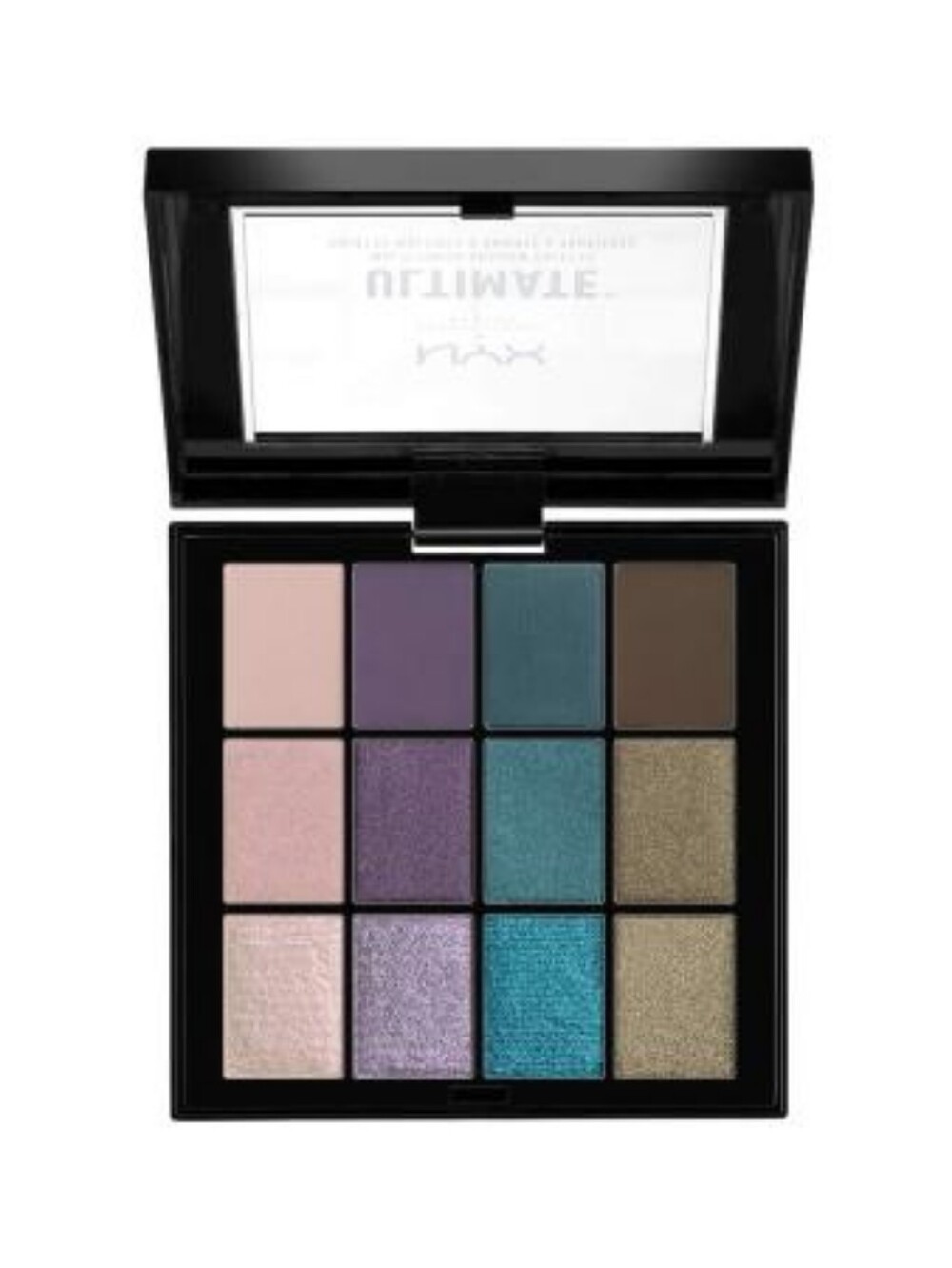 NYX 12-Color Eyeshadow Palette - Smoke Screen